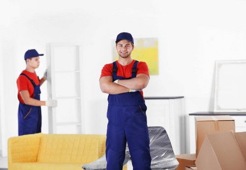 Customer submitting a complaint during a removals service review