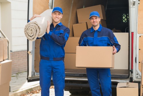 Commercial moving team supporting a business relocation in Liverpool