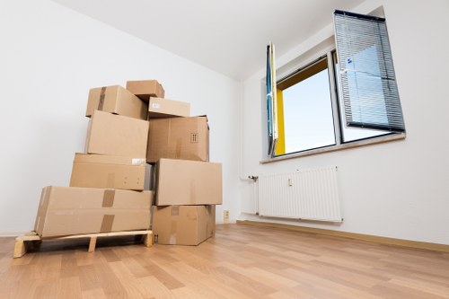 Packing and protection materials used for a local removals job