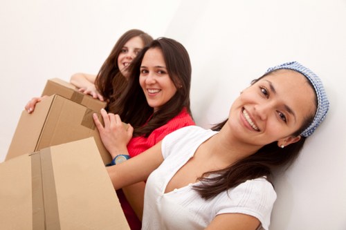 House removal van for a Liverpool property move