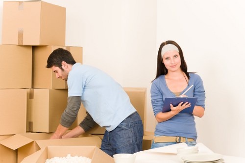 Organised boxes and unpacking support for a Liverpool relocation